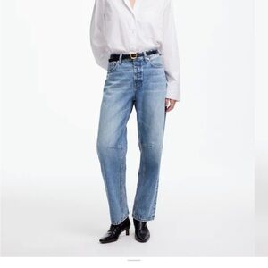Madewell The Darted Barrel Leg Jean Petite